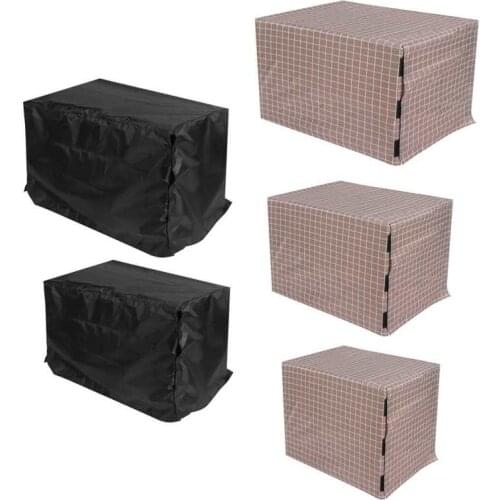 Dog Kennel Cover Anti-Mosquito Dustproof Oxford Dog Cage Cover for Outdoor Pet Kennel