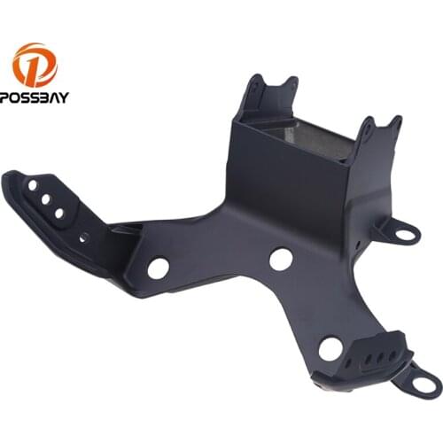 POSSBAY Black Motorcycle Front Light Headlight Upper Bracket Motorcycle Lamp Holder Fit For Yamaha YZF R6 2008-2014