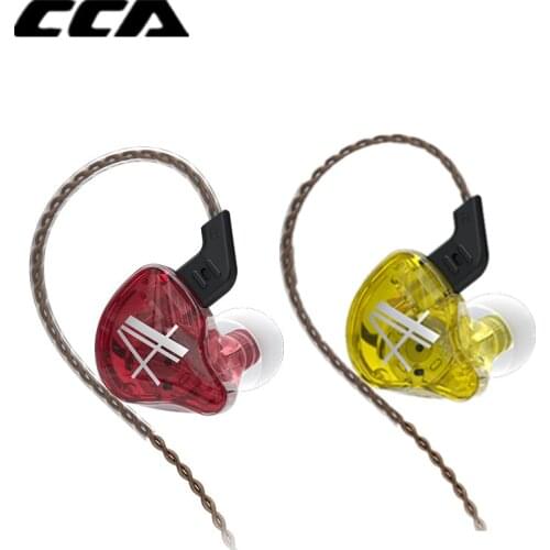 CCA CA2 Dynamic Earphones HIFI Bass Earbuds In Ear Monitor Earphones Sport Noise Cancelling Headset KZ ZST ED9 EDX TRN MT1 ST1