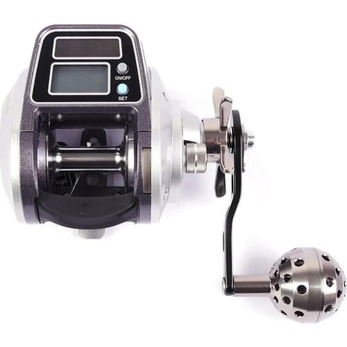 MAD MOUSE Ecooda EMA1500R/L dual power digital display Best Selling 6+1BB Electronic Counting Reel Baitcasting Reel 5.1:1Gear