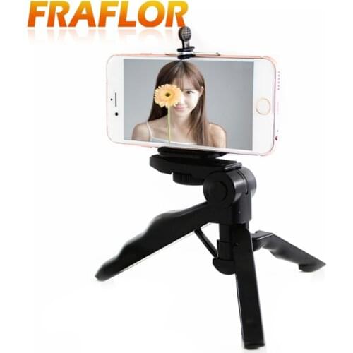 Mini Portable Folding Table Tripod Beauty Leg 3-Tripod Macro Frame Desktop Three Tripod Bracket with Ball Head for Canon Nikon