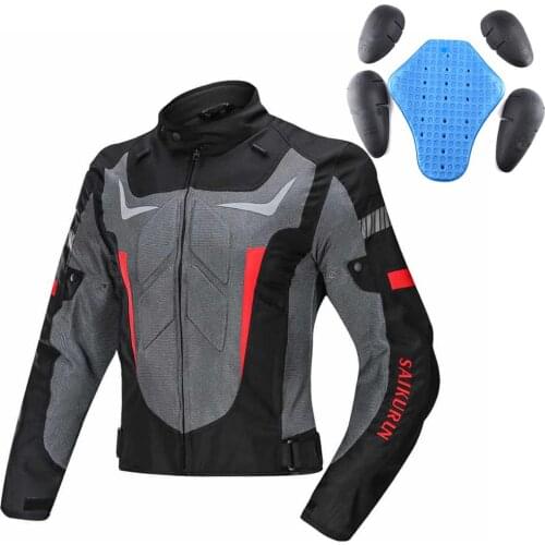 Motorcycle Jacket Men Windproof Moto Jacket Riding Racing Motorbike Clothing Protective Jacket