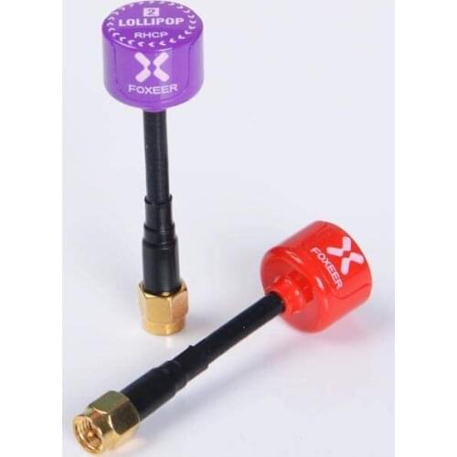 Original Foxeer Lollipop 3 Antenna 5.8G 2.3Dbi TX RX RHCP FPV SMA RPSMA UFL Straight/Angle MMCX 7.2g FPV Antenna For RC Drone