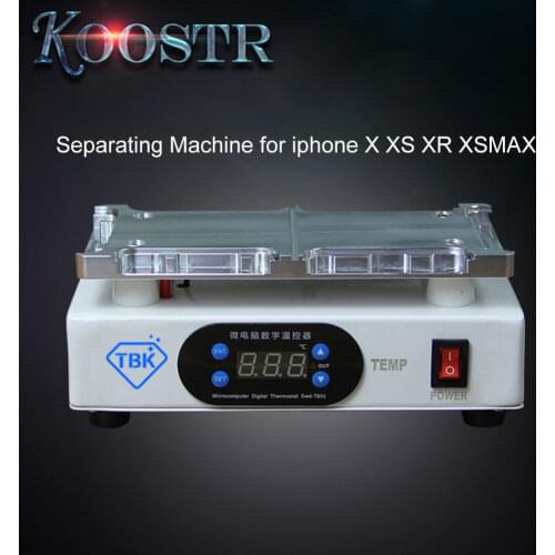 TBK-988D for iPhone XR/XS MAX/XS/X lcd frame heating separate no need mold Frame removing machine