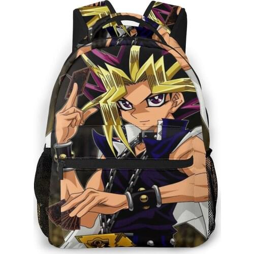 Yugioh Backpack for Girls Boys Travel RucksackBackpacks for Teenage school bag