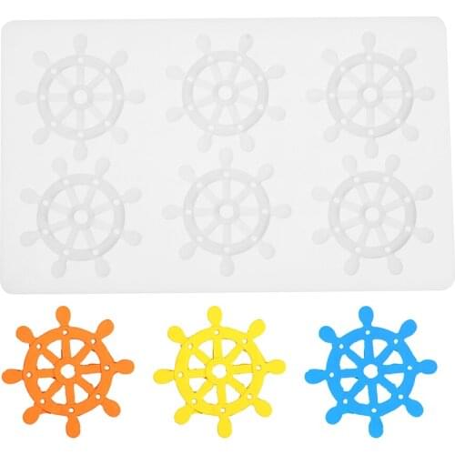 Diy Silicone Chocolate Decorative Mold 6 Rudder Fondant Candy Mould Cake Decorating Making Home Kitchen Handmade Baking Tools