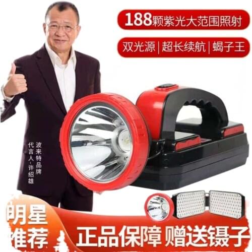 BX10 Scorpion light violet light bean scorpion insect catching lamp light as bright hand grip catch scorpion lamp headlight glar