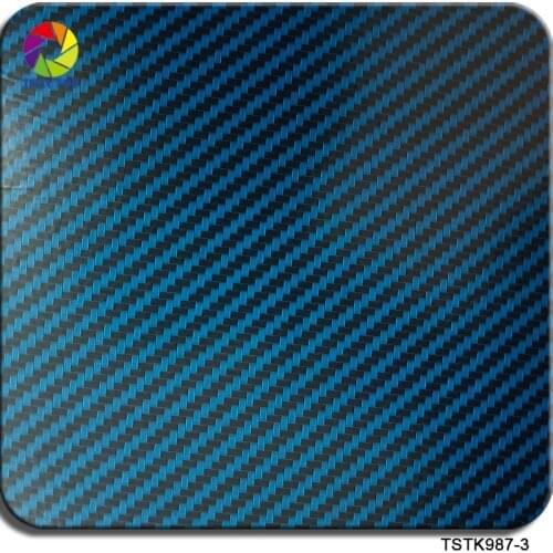 TSAUTOP Size 1m width 10sqm carbon fiber sheet PVA films hydrographics film for printing WDF987-3