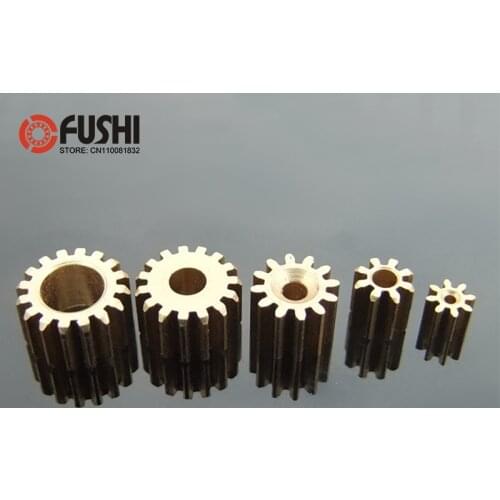 143.17A Brass Gear Pore 3.17mm Shaft ( 10 Pcs ) 14 Teeth Motor Shaft Gears DIY Toys RC Model Cars
