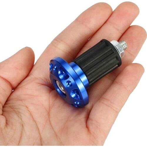 2Pcs CNC Motorcycle Handlebar Grips Bar End Cap Plugs Slider Aluminum for 16-18mm Motorbike Handle Motorcycle Accessories