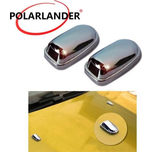 ABS Chrome Windshield Washer Wiper Water Spray Nozzle Cover Caps Protector For Ford Focus Mk3 Models 2011 2012 2013 2014