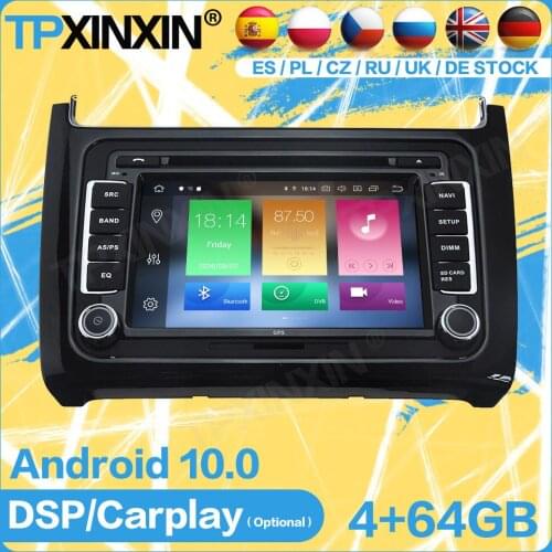 Car Radio 2 Din Stereo With Screen Receiver Bluetooth Android For Volkswagen Polo 2015 2016 2017 GPS Player Auto Audio Head Unit
