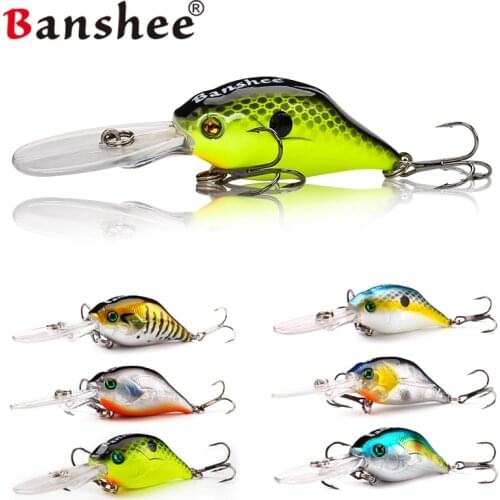 Banshee 2021 New Crankbaits Fishing Lures Wobblers For Pike and Perch Bass Carp Trolling Artificial Bait Hard Deep Dive 2-4.5m