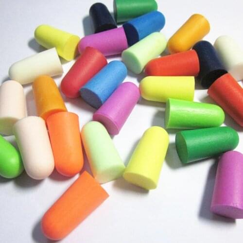 Ear Plugs Sponge Ear Protection Earplugs For Sleeping Foam Plug Anti-Noise Ear Protectors Noise Reduction Hearing Protection 005