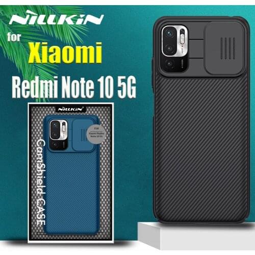 Redmi Note 10 5G Case Casing Nillkin Slide Camera Protection Lens Protect Privacy Shockproof Cover for Xiaomi Redmi Note10 5G