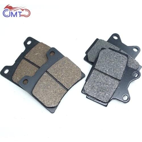 For Yamaha TZR125 1990-1992 TZ125 1989-1992 SRX250 1988 Front Rear Brake Pads Set Kit