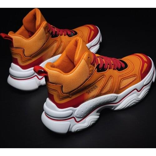 Large Size Shoes Men Net Red Explosion Models High To Help Old Mens Sneakers Mans Footwear Zapatillas Hombre Scarpe Uomo