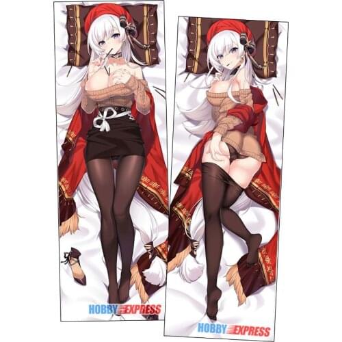 Hobby Express Anime Dakimakura Japanese Otaku Waifu Hugging Body Pillow Cover Azur Lane Belfast ZMZ00106