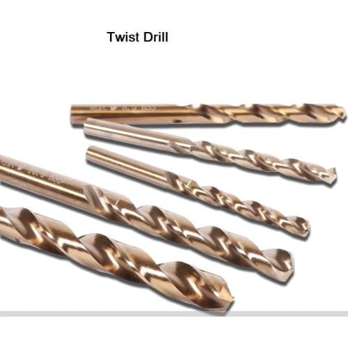 Stainless Steel Special Carbide-1-10mm Twist Drill Bit Metal Punching Containing Cobalt High Speed Steel Hand Drill