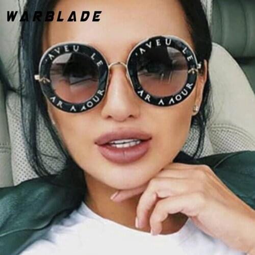2018 Black Retro Round Sunglasses English Letters Little Bee Men Women Brand Glasses Designer Fashion Male Female Oculos De Sol