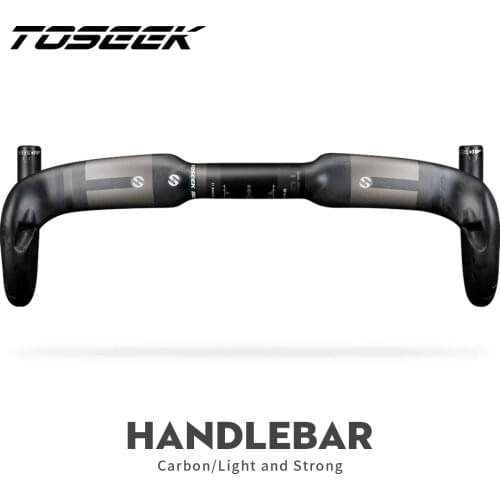 No Logo Full UD Carbon Fiber Road Bike Handlebar Bicycle Bent Bar 31.8mm Carbon Handlebar Width 400/420/440mm