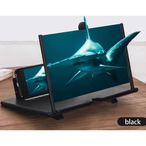 12 inch Folding Cell Phone Screen Magnifier Radiation Protection 3D HD Video Amplifier Large Screen Cell Phone Bracket Holder
