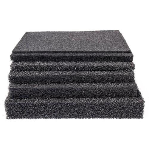 Honeycomb activated carbon cotton filter Sponge honeycomb carbon net Black carbon fiber exhaust Air purification adsorption