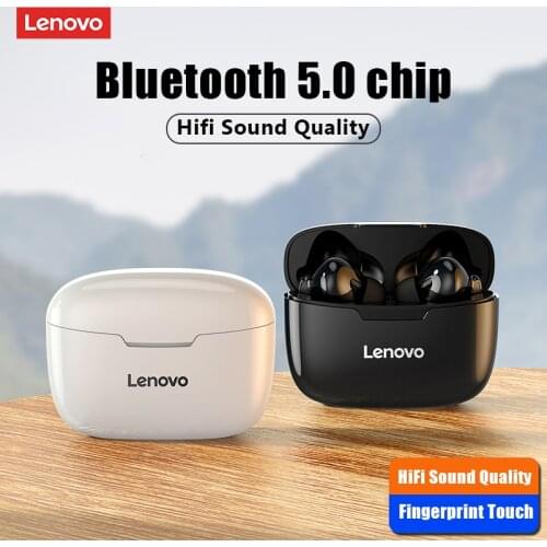 Lenovo XT90 TWS Bluetooth 5.0 Headphones Touch Control Sport Waterproof Earphones No Delay True Wireless Noise Reduction Headset