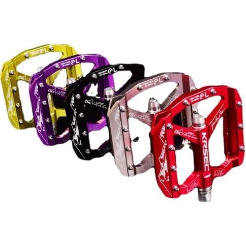 Ultralight bicycle pedal all CNC mtb DH XC mountain bike pedal L7U Material +DU Bearing Aluminum Pedals a pair