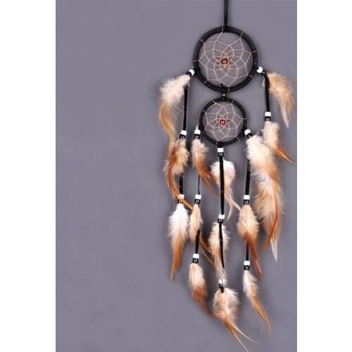 Vintage Home Decoration Retro Feather Dream Catcher Feathers Wall Hanging Dream Catchers Weaving Decor Gifts for Car Room Decor