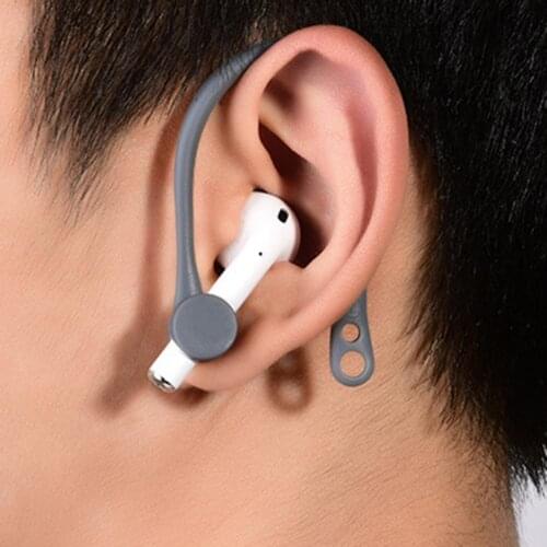 1 Pair Ear Hooks Portable Soft Anti-lost Wireless Earphone Accessories Silicone Protective Earhooks Holder For AirPods