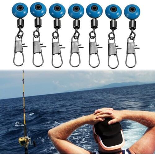 10/50/100Pcs Fishing Line Hook Swivels Shank Clip Connector Snap Clip Sea Beans Lure Fishing Tackles Accessories
