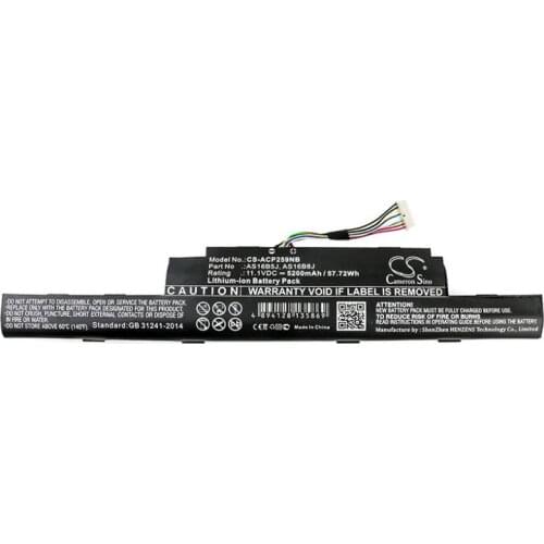 Cameron Sino 5200mAh battery for ACER Aspire E5-575-33BM Aspire E5-575G-5341 Aspire E5-575G-53VG Aspire F5 573G
