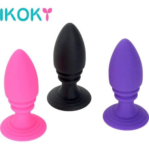 IKOKY Butt Plug Bullet Anal Dildo Sex Toys for Men Women Gay Anal Sex Toys Anal Plug Erotic Toys Prostate Massager Adult Product