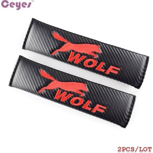 Ceyes Auto Car-Styling Car Emblems Stickers Case For Ford Focus 1 Focus 2 2006 Focus 3 Fiesta EcoSport Escort Wolf Car Styling