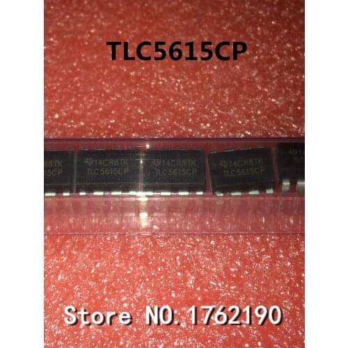 5PCS/LOT TLC5615CP TLC5615 DIP-8 10-Bit Digital-to-Analog Converter