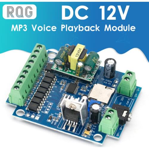 DC 12V MP3 Voice playback module Voice broadcast Alarm prompter trigger multi mode