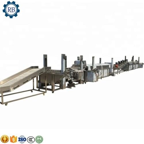 Electrical Crisp Chips Making Machine Fully Automatic Potato Chips Production Line