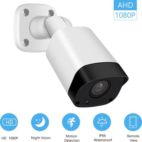1080P HD Security Camera 2MP Outdoor Indoor IP Camera Support IR Night Vision IP66 Waterproof Analog Surveillance Bullet Camera