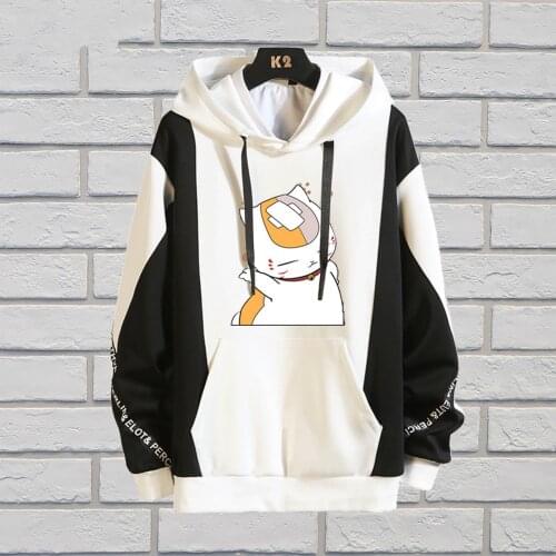 Anime Natsume Yujin-cho Cosplay Costume Hooded Hoody Madara Natsume Reiko Cosplay Natsumes Book Of Friends Home Clothes Sweater
