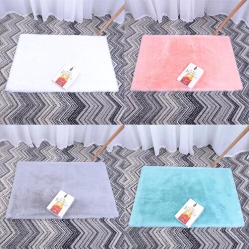 High Pile Rectangle Faux Rabbit Fur Carpet Soft Area Rugs for Living Room Bedroom Sofa Home Decor carpet Nursery Home Fluffy Rug
