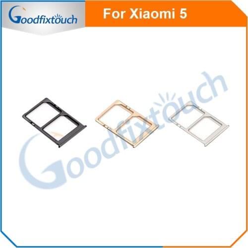 For Xiaomi 5 Mi5 Sim Tray Sim Card Holder Sim Tray Card Slot Replacement Parts Sim Holder For Xiaomi5 Mi 5 Repair parts