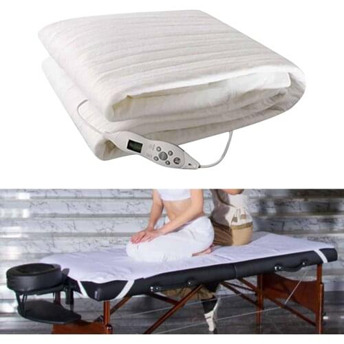 Washable Therapeutic Electric Heat Pad Heating Mat Soothing Muscle Tension Abdomen Waist Back Neck Pain Relief