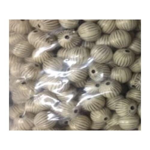 Wholesale 10mm 100pcs Beige Color With gold Line Acrylic Round Spacer Ball Beads For Jewelry DIY B1215X-2XX
