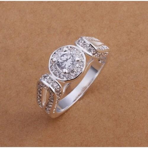 R176 free shipping sterling ring, trendy jewelry, fashion ring /ghbaoyia bgpajxwa silver color