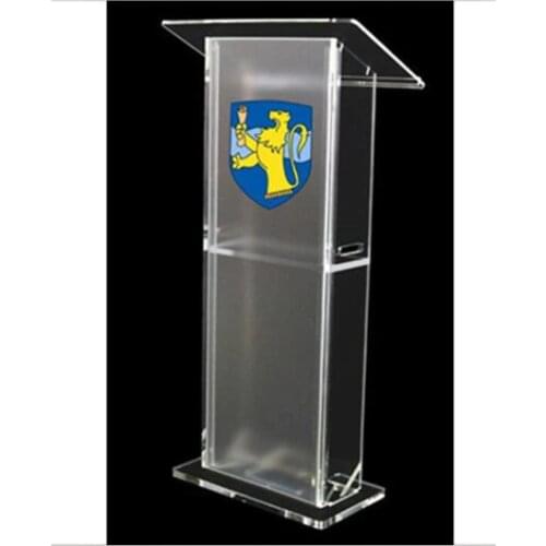 Detachable cheap acrylic church lectern plexiglass