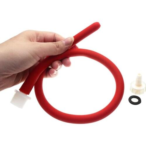 Silicone Shower Enema Kit Anal Sex Nozzle Rectal Anal Syringe Douche 18+ Vaginal Rinse Cleansing Shower Sex Toys For Man Woman