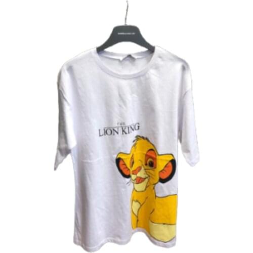 Lion printed T-Short-White