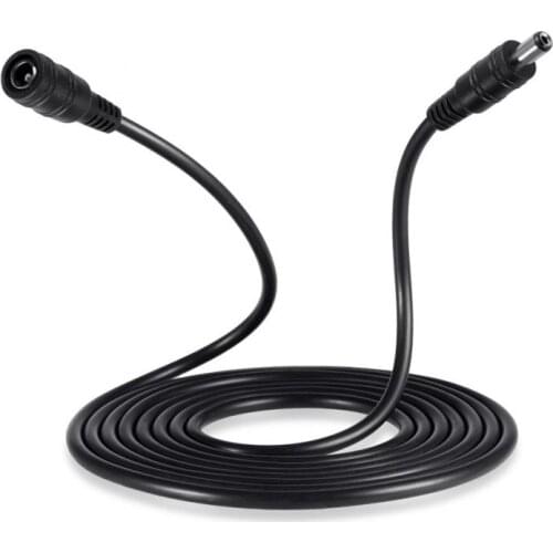 DC Power Extension Cable 3/6.5/10/16.4/32.8ft Jack Socket To 5.5mmx2.1mm Male Plug For CCTV Camera 12 Volt Extension Cord Home