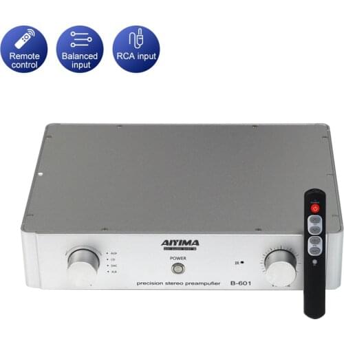 B601 Former Grade Fever Amplifier Full Balance Audio Amplifier Circuit M Balanced Input RCA Input For Home Theater DIY